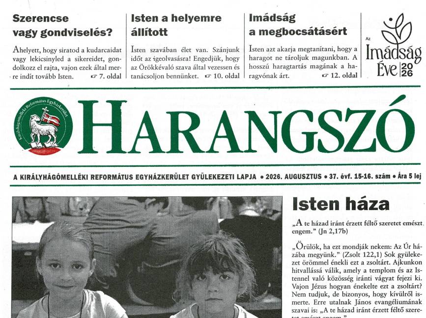 A Harangszó augusztusi számából
