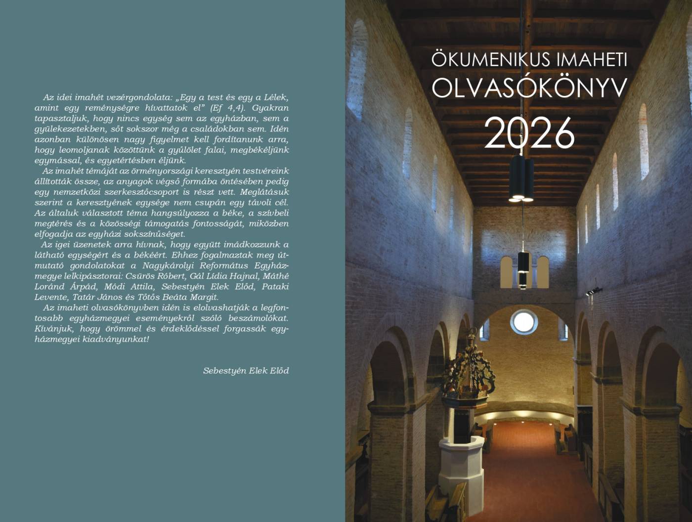 Megjelent a 2026-os imaheti olvasókönyv